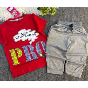 بيجاما  قطن اولادى بيتى صيفي  بنتكور