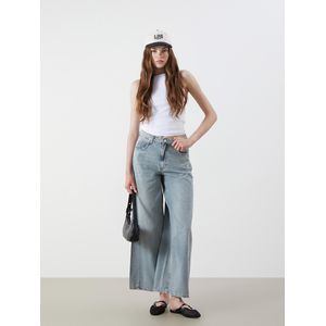 LC Waikiki جينز واسع الساق للنساء
