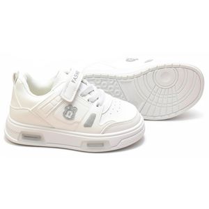 سنيكر أطفالي مريح بتصميم مرح, نعل متين وخفيف مع بطانة مريحة، حزام سهل للارتداء اليومي نعل مضئ 