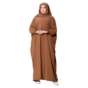 إدناء الخامة كريب رويال مكون من 2 قطعة موديل 8231 , كافيه غامق