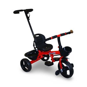 4 in 1 Children's 4-in-1 Tricycle Stroller with Handle – Red