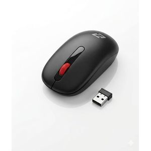 ماوس ضوئي لاسلكي (Wireless Optical Mouse) عالي الدقة 1200 DPI - تصميم مريح بمدى 10 متر وتقنية توفير البطارية - متوافق مع جميع أجهزة اللابتوب والكمبيوتر