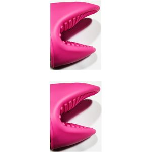 Mini silicone oven holder set of 2 pieces.
