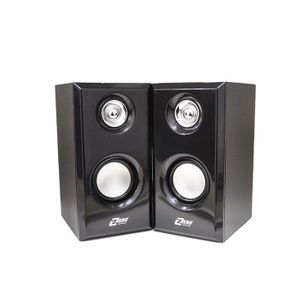 ZERO  ZR-70 Wired Digital Speaker for Computer and Laptop, 2 Pieces - Black