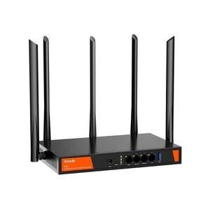 tenda 1 US Single Bandwidth Wi-Fi 6 Router, 4 Port Gigabit Ethernet, Dual Band, 3000 Mbps, 160MHz Bandwidth, 200 User Capacity