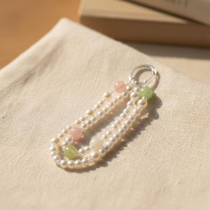 Amara تعليقة (دلاية) اللؤلؤ الفاخرة المزدوجة  -إكسسوار اللؤلؤ والخرز الزجاج