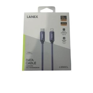 Lanex 30W Type C to Lightning Fast Charging Charger Cable 100cm