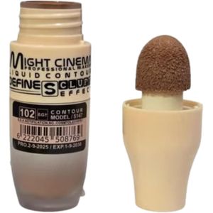 Might Cinema (Might Cinema) Liquid Contour – For light and smooth facial contouring and sculpting – 102
