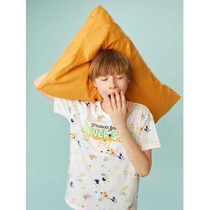 LC Waikiki Crew Neck Boy's Shorts Pyjama Set