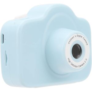 Portable digital selfie camera for children aged 3 to 8, featuring a 2-inch color screen and high-definition video recording – Blue.