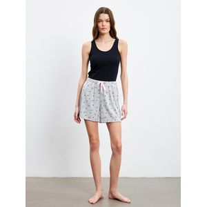 LC Waikiki Elasticated Waist Patterned Women's Short Pyjama Bottoms 2 Pack