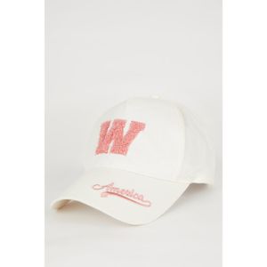 Defacto Women Embroidered Gabardine Cap Hat