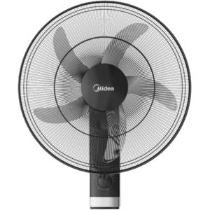 Midea مروحة جدارية 18 بوصة FW45-25M-BK، محرك نحاسي، 75 واط، سرعة دوران تصل إلى 1300 دورة في الدقيقة، 5 شفرات، هيكل متين من مادة ABS مقاومة للصدمات، هادئة للغاية (أقل ضوضاءً بنسبة 6%)، تقنية Tech Wind Air Boost باللون الأسود