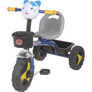 General tricycle k.itty for kids with 3 wheels, front and rear baskets, and multiple color.