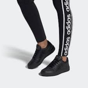 adidas black female shoes