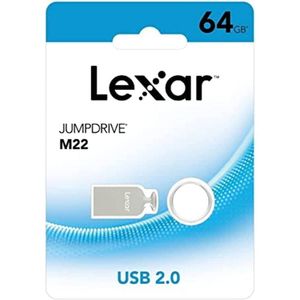 Lexar USB Flash Drive JumpDrive M22 64 GB, USB 2.0, Silver 64 GB
