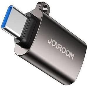 JOY ROOM محول OTG نوع USB سي بتقنية او تي جي (ذكر) - USB نوع C (انثى) للابتوب والجوال - أسود
