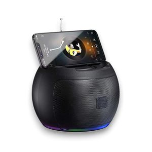 HR-216 Wireless Portable Bluetooth Speaker – 5W Stereo Sound, Solar Charging, USB, Micro SD, AUX Input, Outdoor Bass Speaker, Rechargeable Portable Party Speaker