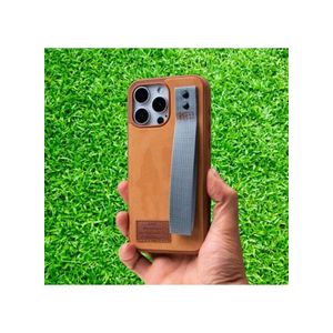 DDH iPhone 14 Pro Max Case with Carabiner Strap   Camel Color