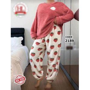 Women's Winter Pajamas Fur - Big Size