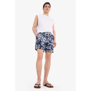Defacto Patterned File Lined Short Boy Swim Shorts