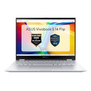 Asus  Vivo Book S14 Flip TP3402VA-LZ065W Laptop - Intel  Core  i5-13420H - 16GB - 512GB SSD - Intel  UHD Graphics - 14" 60Hz Touch - Win11 - Cool Silver