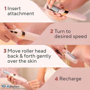 أداة تقشير الكعب الاحترافية لتنعيم البشرة