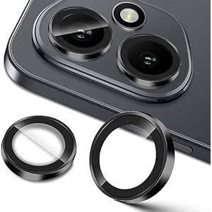 واقي عدسة الكاميرا لملحقات هونر 400، غطاء حماية للكاميرا بحلقة معدنية من الزجاج المقوى بدرجة صلابة 9، مناسب للجراب، مضاد للخدش، اسود