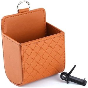  حامل موبايل بفتحة تهوية السيارة مع خطاف صندوق محمول لحفظ الموبايل تخزين يتم تعليقه شنطة وتنظيم الاغراض للموبايل والاقلام ( جملى - قطعة واحدة ) -  من رنا ستور