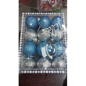 General Christmas 12, multi-colored bowl, 6 cm, for all decorative purposes, Christmas tree, room decor