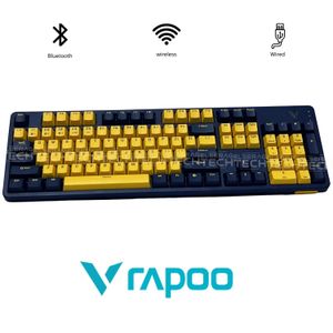 Rapoo V500 Pro 104 Wireless Mechanical Gaming Keyboard (Bluetooth + 2.4G Wireless + Wired),