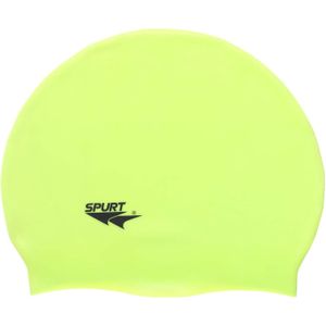 Spurt Silicone Swimming Cap in Folder Light Green