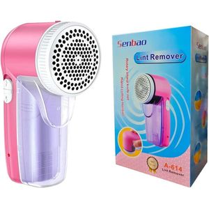 مزيل الوبر الكهربائي A-614 سهل الاستخدام، محمول وسهل التشغيل، يزيل الوبر من الملابس بشفرة إضافية.