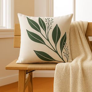 Elegant Square Cover Cushion with a Gentle Touch