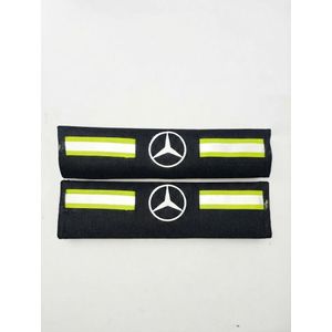 4M Mercedes-branded fluorescent emblem/accessory.