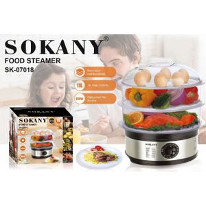 Sokany SK-07018 حله طهى بالبخار سوكانى 3دور 11لتر 650وات
