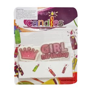 Candles for celebrating birthdays in distinctive shapes, colors r