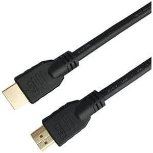 Blitz كابل HDMI ممتاز بطول 1 متر (3.3 قدم) - يدعم دقة 4K بمعدل 60 هرتز، وتقنية HDR10، وتقنية Dolby Vision - يدعم أجهزة PS5 و Xbox Series X و Apple TV و Fire Stick - مطلي بالذهب، إشارة خالية من التشويش (أسود)