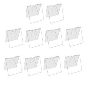 BEST MEDIA  10 PCS Clear Acrylic Knife Blade Display Stand Holders Folding Knife Display Stand Holder Pocket Knives Showcase