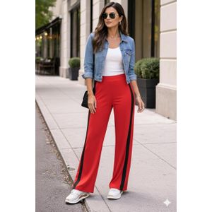 بنطلون نسائي، قماش غوص، مرن