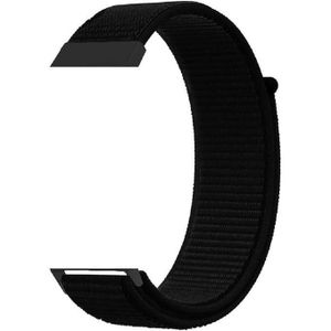 Adjustable Breathable Elastic Nylon Strap For Huawei Band 10 Sport Watch Band For Men Women Black