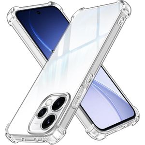 Case Compatible with OPPO Reno 15 5G (Oppo Reno15), Cover Silicone Transparent TPU Gorilla Anti-shock Protector Camera Shockproof Corners - Clear