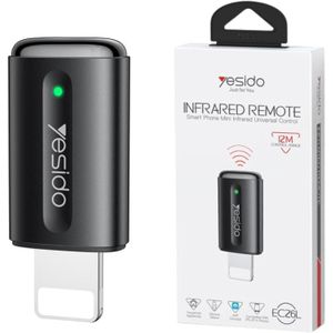 Yesido EC26L Lightning IR Smart Universal Remote Control Adapter - Black   