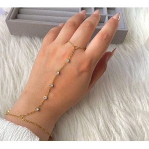 هاند تشين ستانليس ستيل أصلي (سلسلة كف أنيقة ومضادة لتغير اللون)