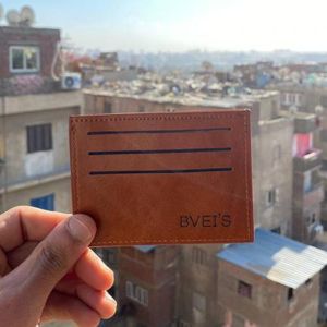 حافظة بطاقات جلدية عالية الجودة محفظه تكفي كل كروتك