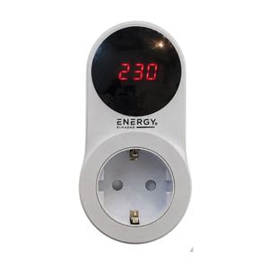 Energy جهاز حماية بشاشة ذكية 16امبير 3520 وات لحماية الاجهزة المنزلية من انخفاض وزيادة التيار الكهربائي – انيرجي