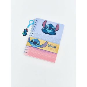 LC Waikiki Stitch Printed Striped Child Notebook