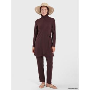 LC Waikiki Mock Neck Women's Modest Swimsuit Set