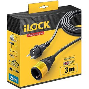 iLOCK Extension Cord  - 16 Amp - 250V - 3 M