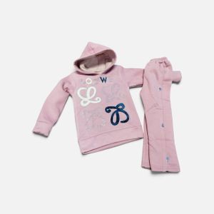 girls's set 2-Piece Long-Sleeve Plush Pajama Set – Warm and Comfortable Winter 4years 